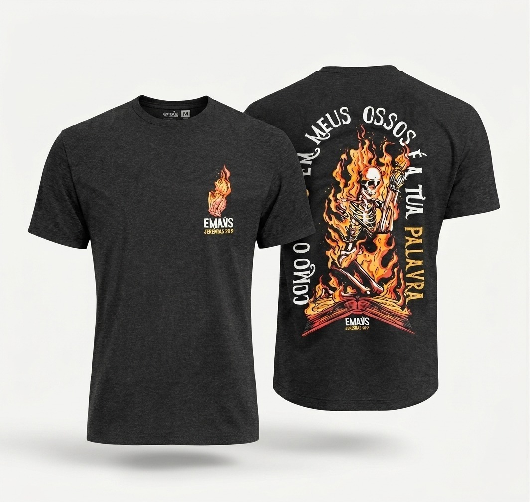 Polera Unisex "Fuego en Mis Huesos" - Edición Emaús